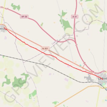 SE09-LaRoda-Minaya GPS track, route, trail