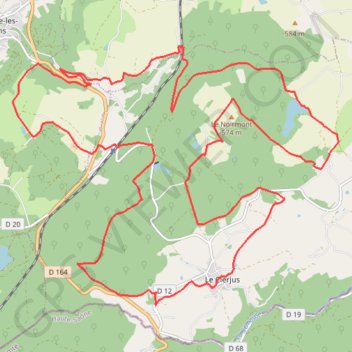 Chemins du Cœur des Vosges - La Picarde GPS track, route, trail