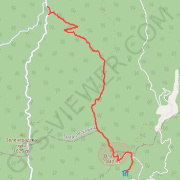 7-9-10 Staza br.10 Vlajna GPS track, route, trail