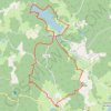 Circuit VTT n°4 Le Lac de Saint Agnan (officiel) GPS track, route, trail
