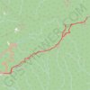 Appalachian Trail : Charlies Bunyon, Mount Kephart and Mount Ambler from Newfound Gap GPS track, route, trail