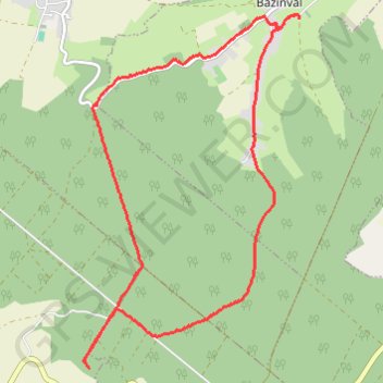 Marche dinatoire GPS track, route, trail