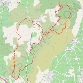 Gebre - Canyon du Diable GPS track, route, trail