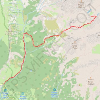 Viso en 2 jours - J1 GPS track, route, trail