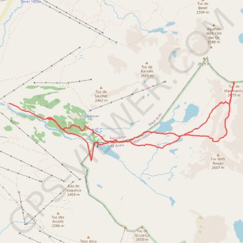Marimanha GPS track, route, trail