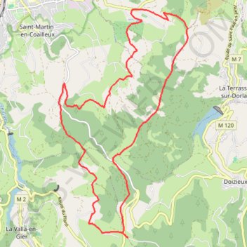 La Barollière-Col du Planil GPS track, route, trail