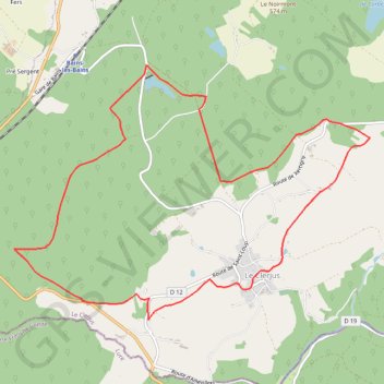 Chemins du Cœur des Vosges - Les Censeaux GPS track, route, trail