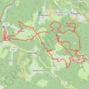 La ChampduF 2022 - trail du Ban du Centenaire - 35km - noir GPS track, route, trail