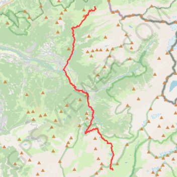 GR 5 : Refuge de Chardonnière - Refuge de Moëde Anterne GPS track, route, trail