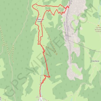 Roc des boeufs skis GPS track, route, trail