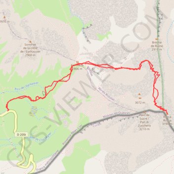 Rocca Rossa GPS track, route, trail