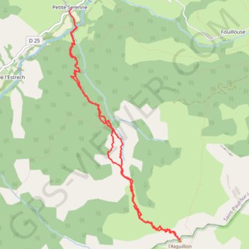 L'Aiguillon GPS track, route, trail