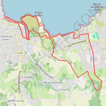 Saint-Lunaire GPS track, route, trail