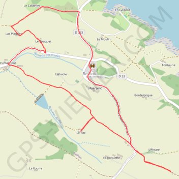 180714 zigzags Belflou GPS track, route, trail