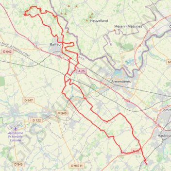 Brevet Wavrin GPS track, route, trail