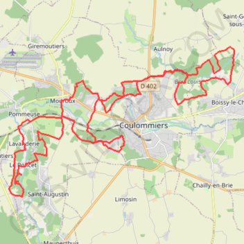 Boissy-le-Châtel : Vallée du Morin et de l'Aubetin - 5572 - UtagawaVTT.com GPS track, route, trail