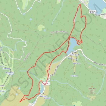 Tour Lispach - Longemer GPS track, route, trail