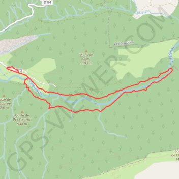 L'Estéron GPS track, route, trail