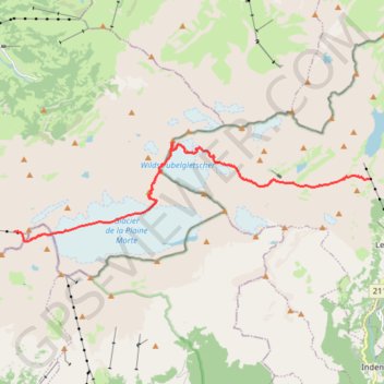 Gemmi-Wildstrubel-Wildstrubelhütte GPS track, route, trail