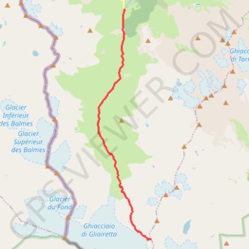 Rifugio Bezzi - Col de Bassac Déré - Usellières GPS track, route, trail