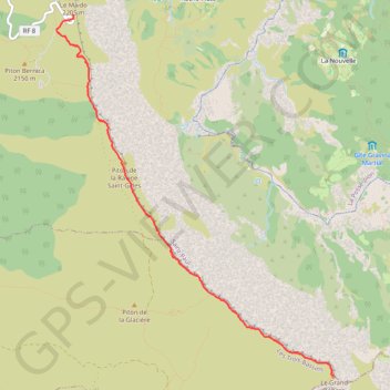Grand Bénare GPS track, route, trail