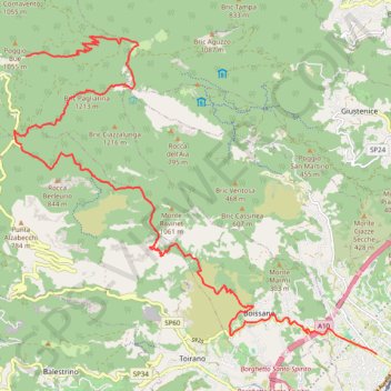 Monte Carmo GPS track, route, trail