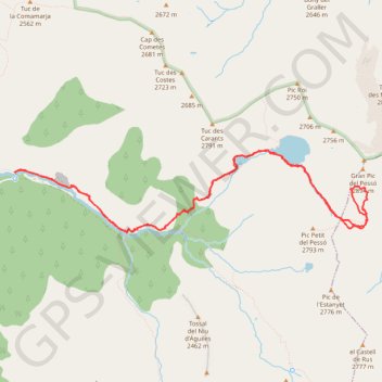 Gran Pic del Pessó GPS track, route, trail