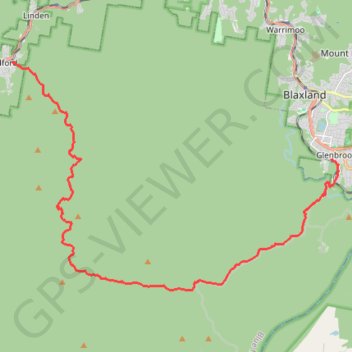 Woodford - Glenbrook GPS track, route, trail