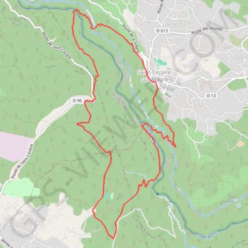 Gorges de la siagne, Montauroux - Saint cé GPS track, route, trail