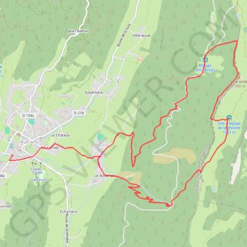La moliere par Autrans GPS track, route, trail