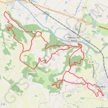 Guitalens Saint Sébastien GPS track, route, trail