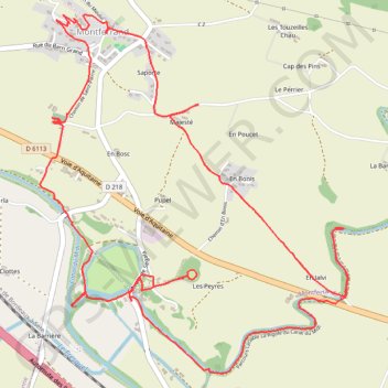 Seuil Naurouze GPS track, route, trail